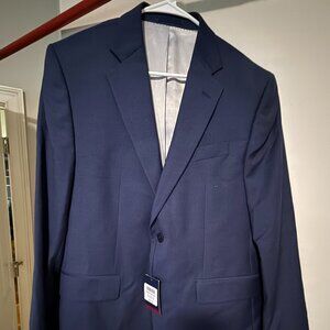 NWT New with Tags 40r Mid Blue Slim Fit Twill Charles Tyrwhitt Business Jacket